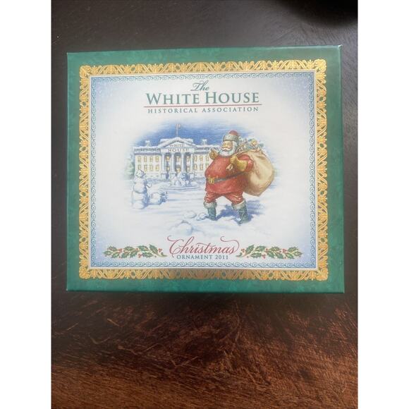 White House Historical Association 2011 Christmas Ornament w/Box - Santa Visits - Picture 4 of 6